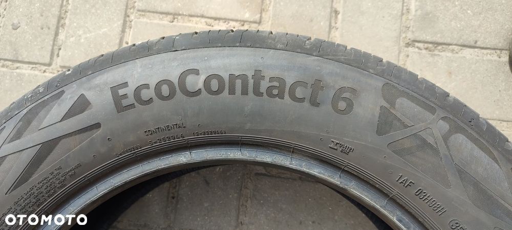 OPONY 215/60R17H CONTINENTAL ECOCONTACT 6 2x(3523) 2x (4819) 6.5 mm LATO KOMPLET 4 SZTUKI - 9