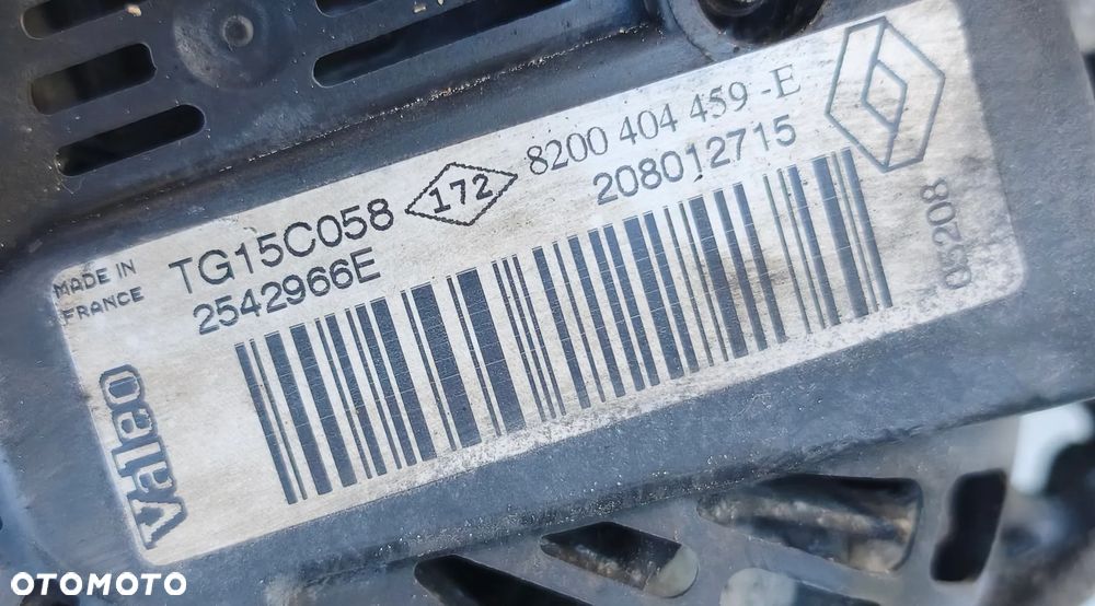 RENAULT TRAFIC II 10r 2.0 DCI ALTERNATOR 8200404459E - 2