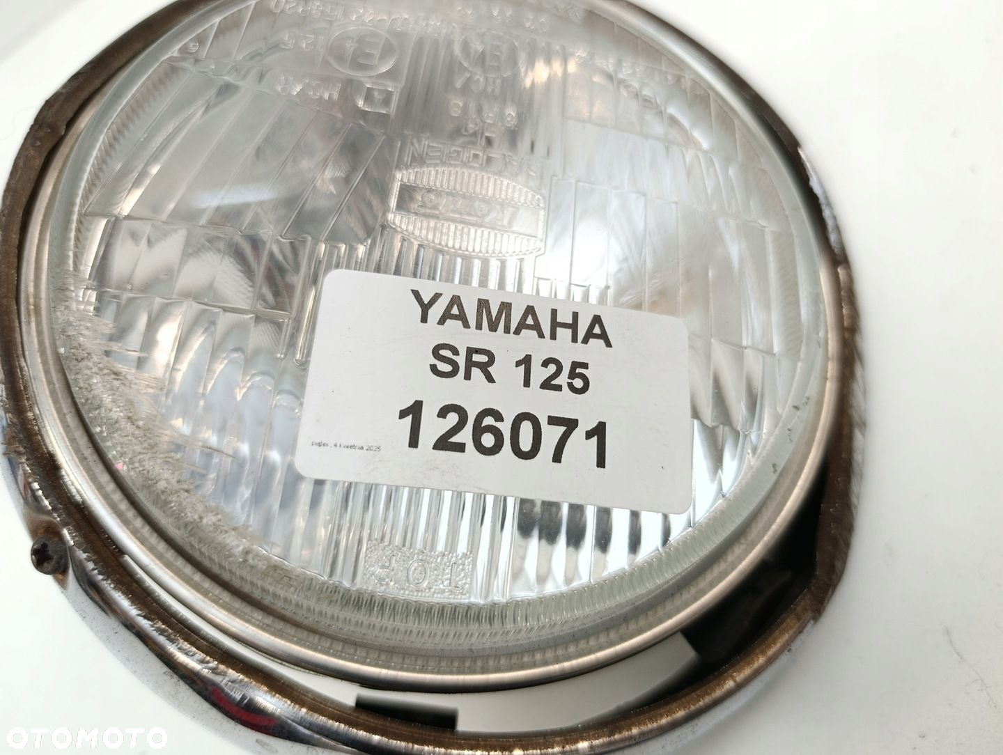YAMAHA SR 125 REFLEKTOR LAMPA PRZÓD - 9