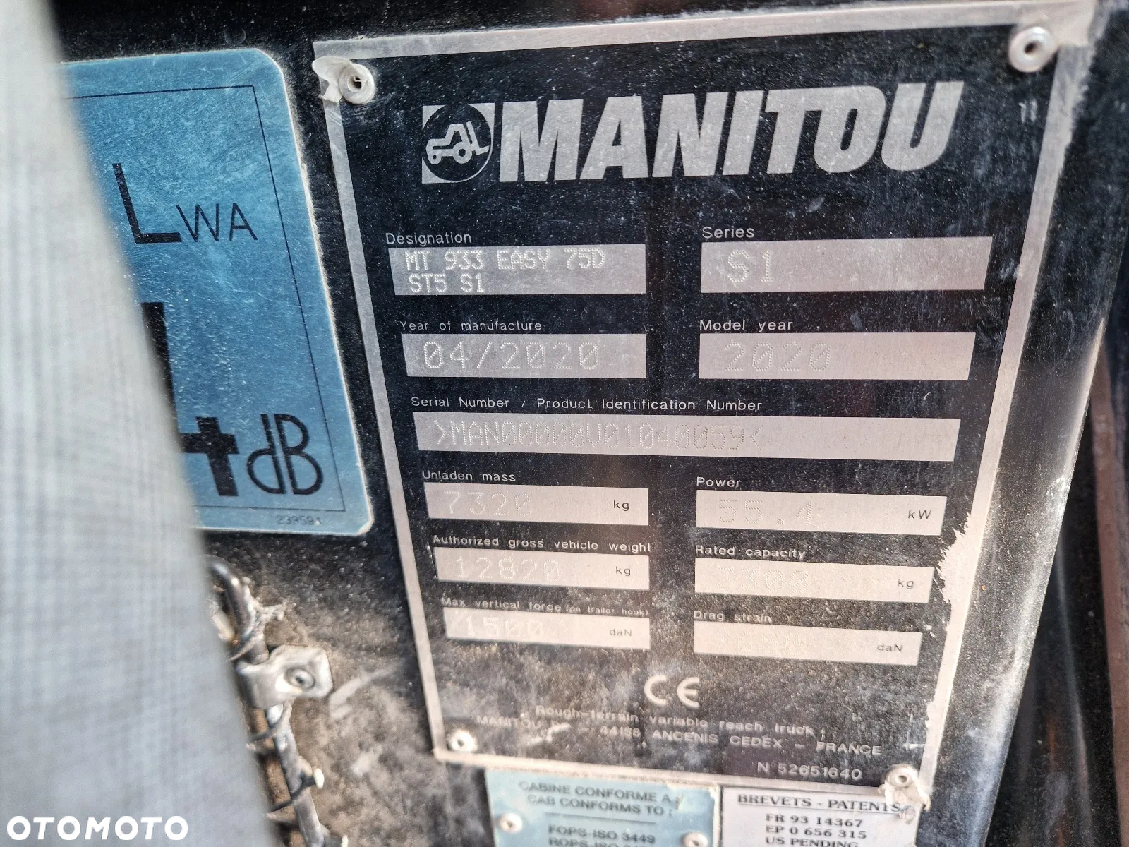 Manitou MT 933 R371 jak JCB 535-95 - 9