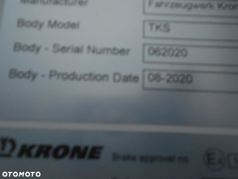 Krone chłodnia podwójny załadunek - 11