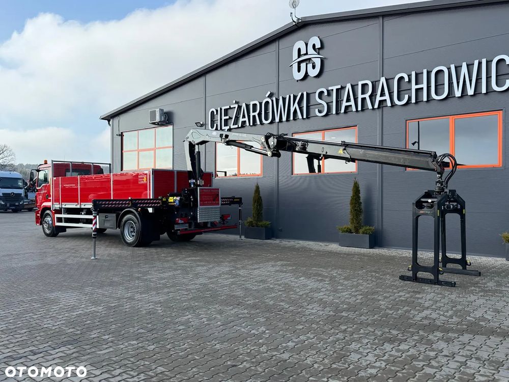 MAN TGM 18.250 // E6 // org. 92000km !!! // 4x2 // manual // skrzynia + HDS HMF z pilotem // TGS TGX TGL budowlanka żuraw dzwig kran crane - 11