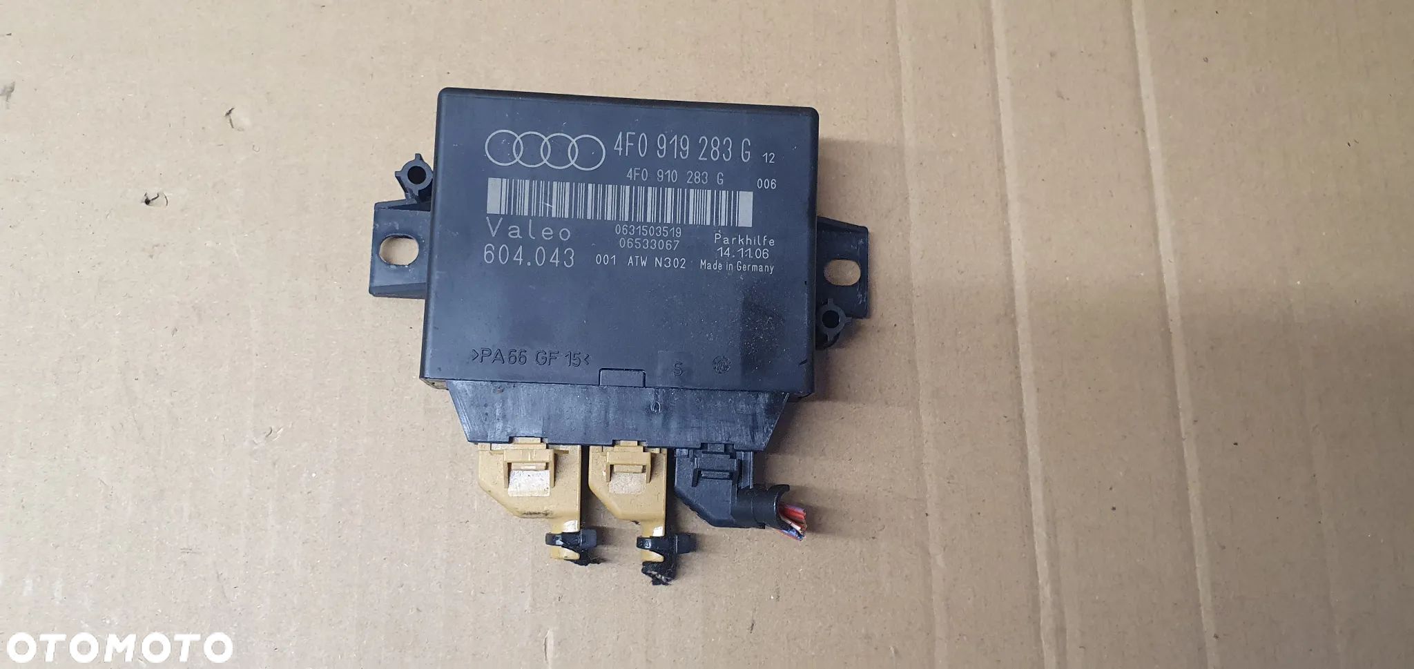Moduł sterownik parkowania PDC Audi A6 C6 4F0919283G 4F0910283G - 1