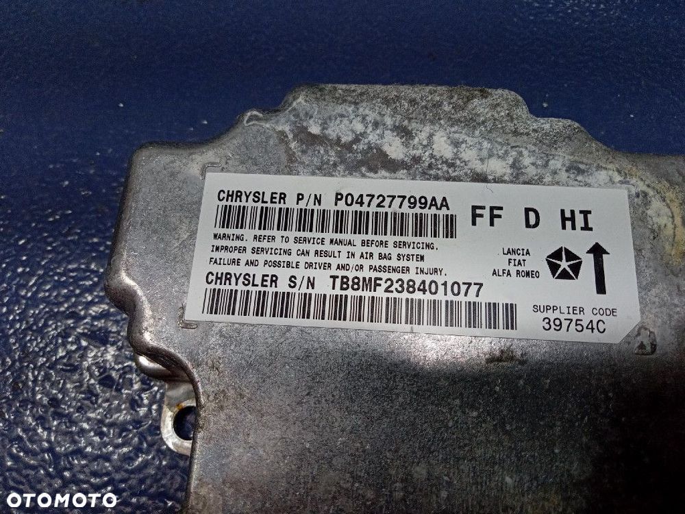 FIAT 500 500E I 12- DESKA KONSOLA PODUSZKI PASY SENSOR LHD KPL 5LK39JXWAD - 8