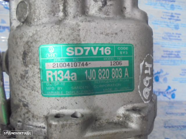 Compressor AC 1J0820803A VW GOLF 4 2000 1.4I 75CV 5P AZUL GASOLINA SANDEN - 5
