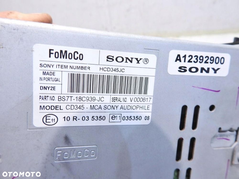 RADIO CD FORD MONDEO MK4 LIFT BS7T-18C939-JC - 7