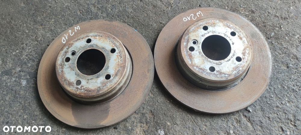 TARCZE HAMULCOWE MERCEDES W210 TYŁ 290MM 3.2 BDB - 2