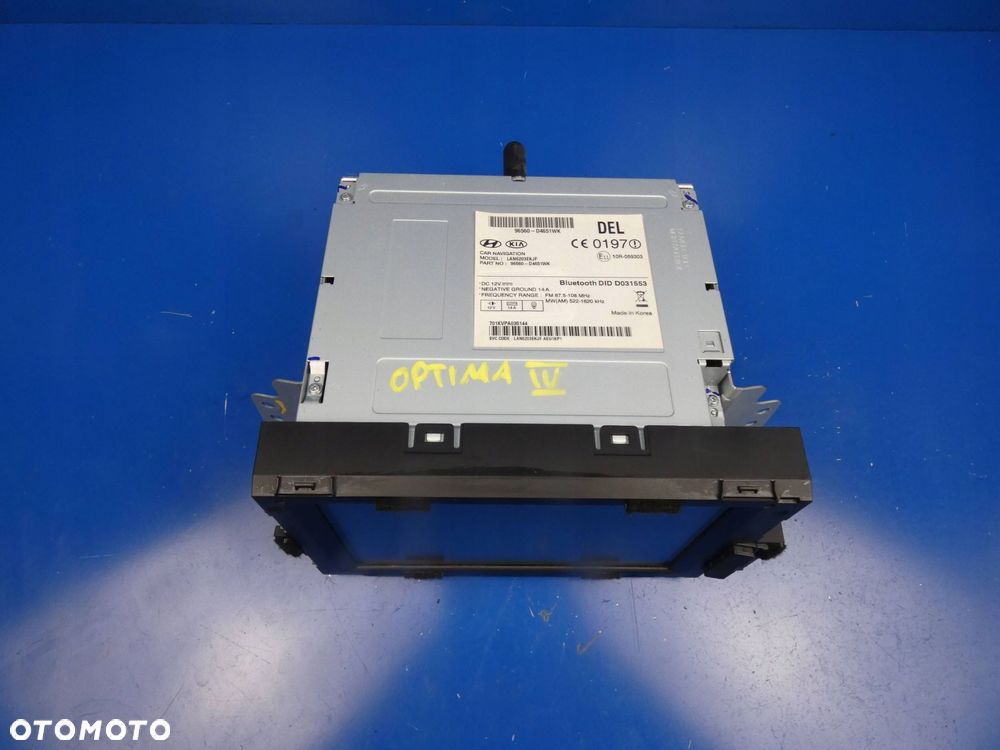 KIA OPTIMA IV JF 2015- RADIO FABRYCZNE NAWIGACJA NAVI MONITOR - 2