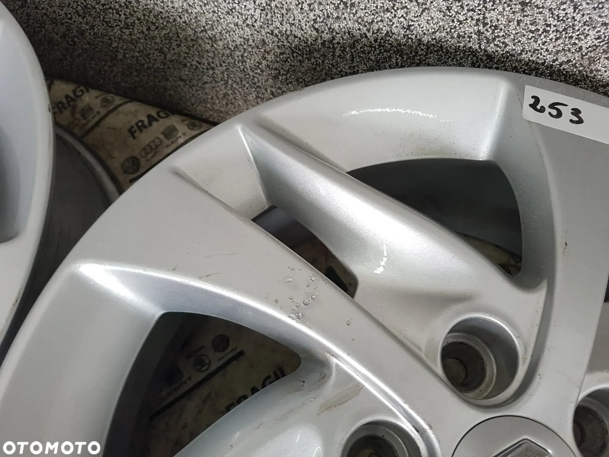 FELGI ALUMINIOWE  RENAULT KANGO II 5X108 6JX16 ET44 CZUJNIKI TMPS - 9