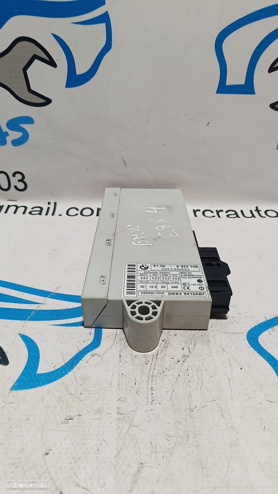 CENTRALINA MODULO CONFORT CAS2 CAS 2 BMW SERIE 1 E81 61356943759 6943759 5WK49413ABF 5WK4 9413ABF SIEMENS VDO E81 E82 E87 LCI E88 SERIE3 E90 E90 LCI E91 E91 LCI E92 E93 - 7