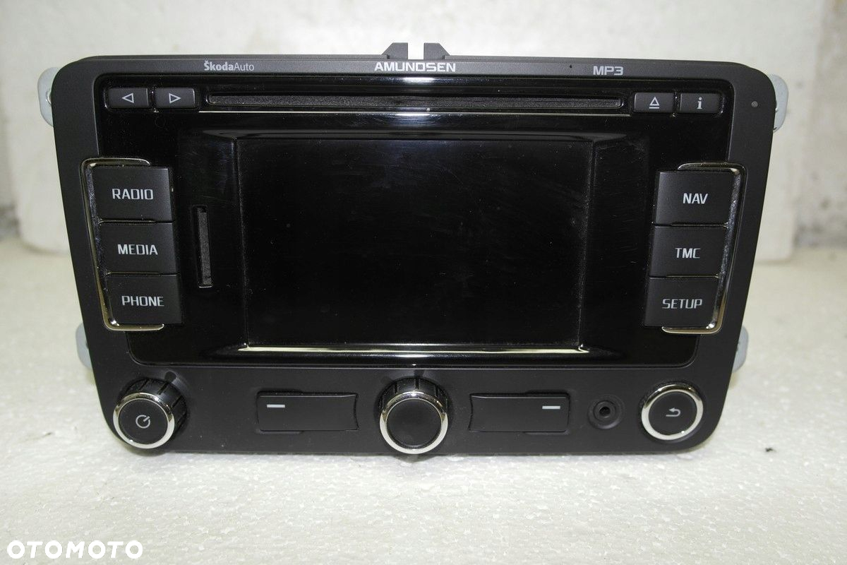 NAWIGACJA RNS310 AMUNDSEN SKODA RADIO CD Z KODEM  ANTENA - 3