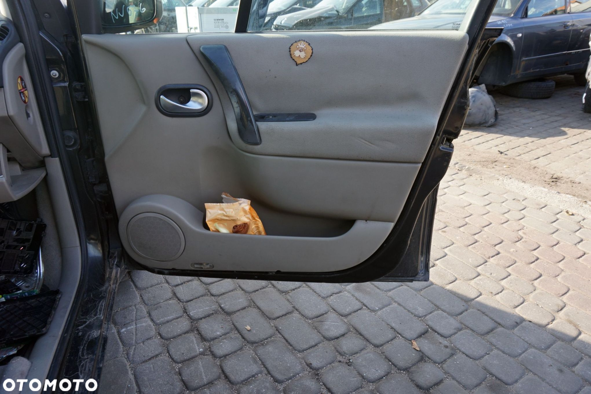 DRZWI PRZEDNIE PRAWE SCENIC II PH1 NV676  CZARNY RENAULT 2004-2006 - 6