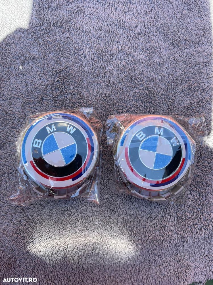 Set capace jante Bmw model aniversar 68mm 1,3,5,7 X3 X5 X6 - 2