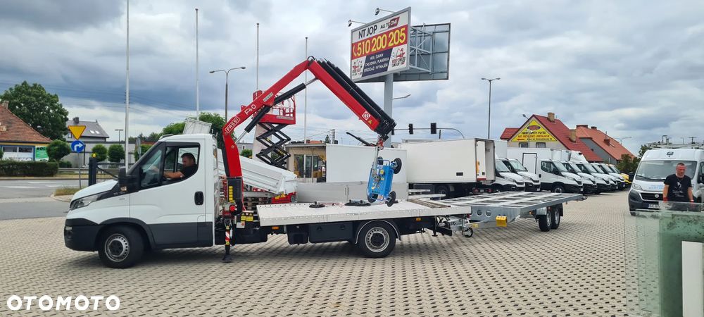 Iveco 35S16 montaż szkła, okien, płyt kamienia. HDS 2020 - 10