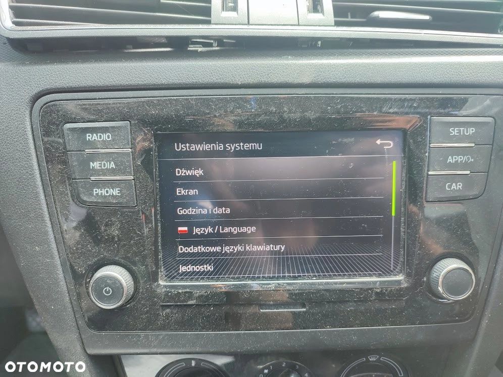 RADIO FABRYCZNE SKODA RAPID (2012-2017) 5JA035871C - 1