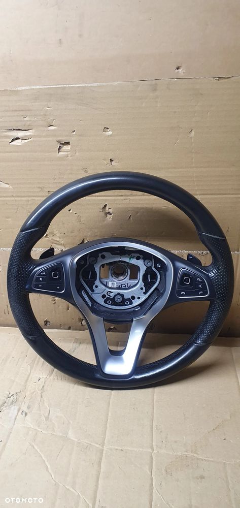 Kierownica multifunkcyjna multifunkcja skórzana skóra łopatki Mercedes E-Klasa W213 - 7