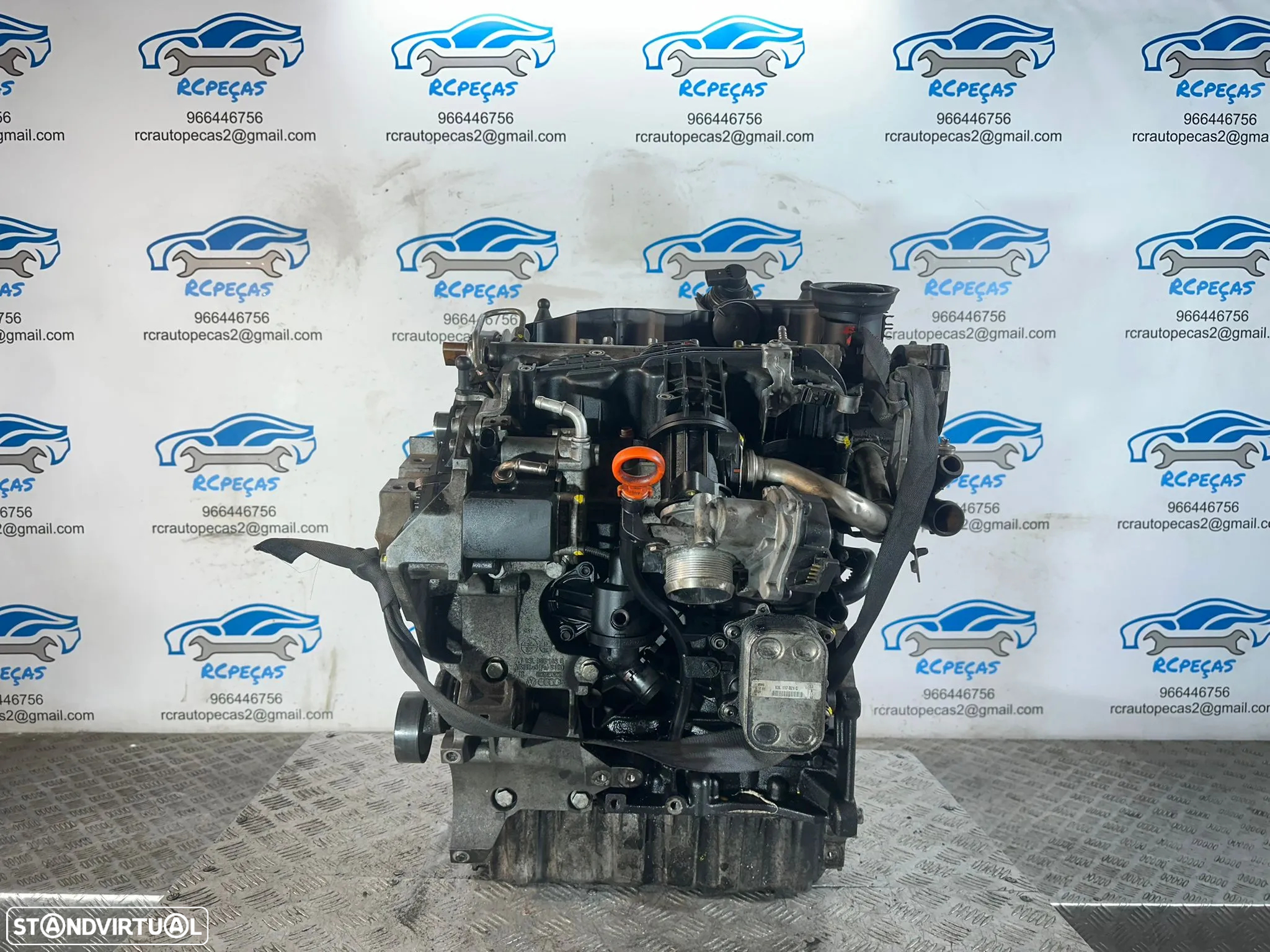 .Motor completo Audi VW Volkswagen Seat 1.6 TDI 105cv CAY - 6