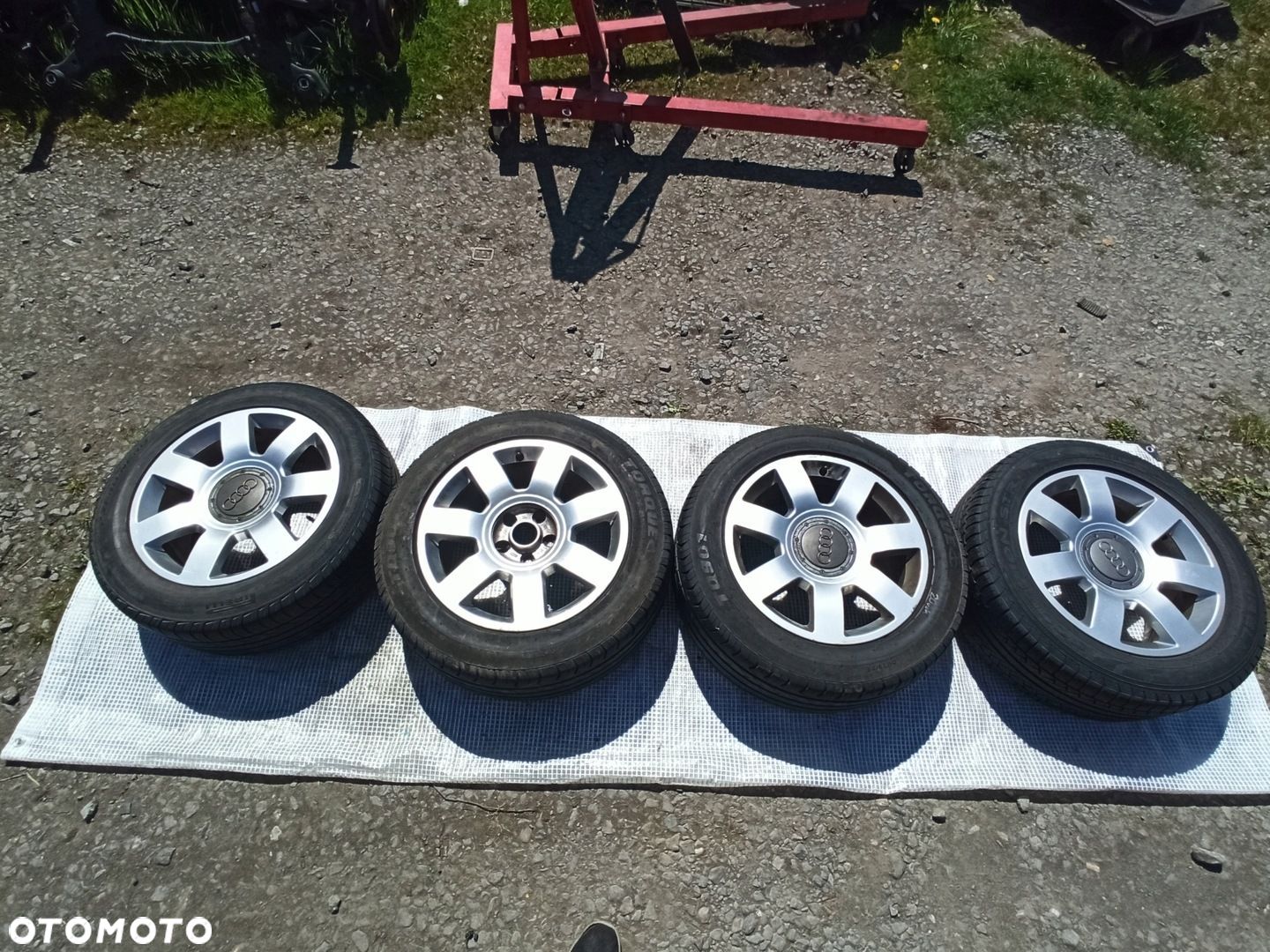 A8 ALUFELGI FELGI 17" 5x112 ET43 8Jx17 4E0601025S - 1