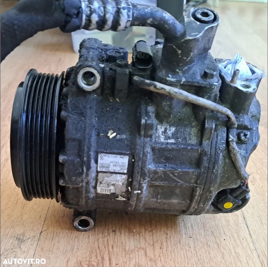 Compresor ac clima aer conditionat Denso mercedes w211 S-class w221 3.5 benzina - 1