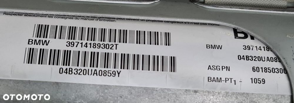 DESKA ROZDZIELCZA KONSOLA AIRBAG PASY BMW 7 E65 EU - 14