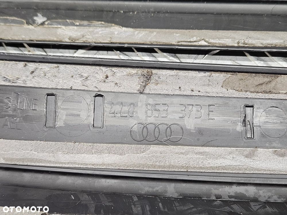 AUDI Q7 4L LIFT 09-15R LISTWY NAKLADKI OZDOBNE PROGOWE PROGOW S-LINE KOMPLET 4L0853376F 4L0853375F 4L0853374E 4L0853373E - 4