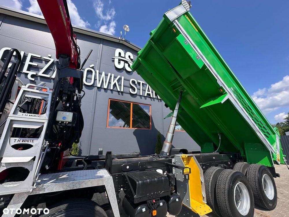 MAN MAN TGS TGX 35.400 // 8x4 // E5 // wywrotka kiper + HDS z czerpakiem / - 15