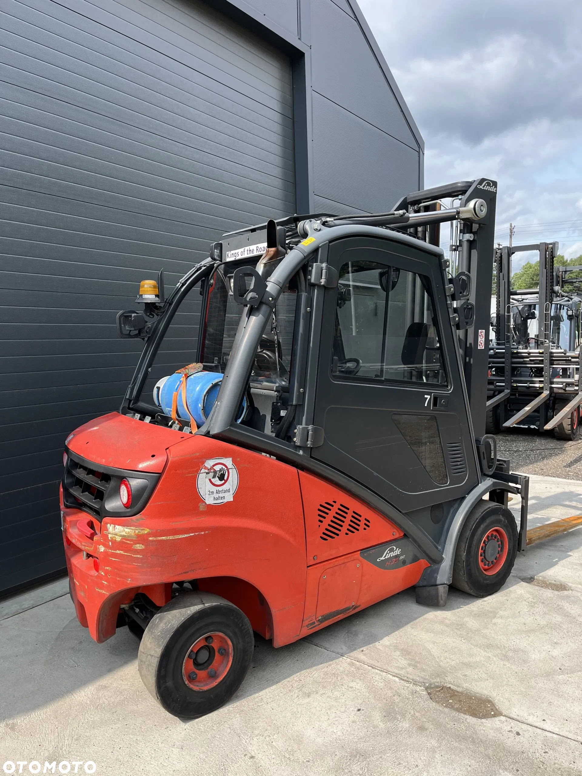 Linde H35-T Gaz LPG TRIPLEX kabina przesuw boczny  oświetlenie drogowe - 10