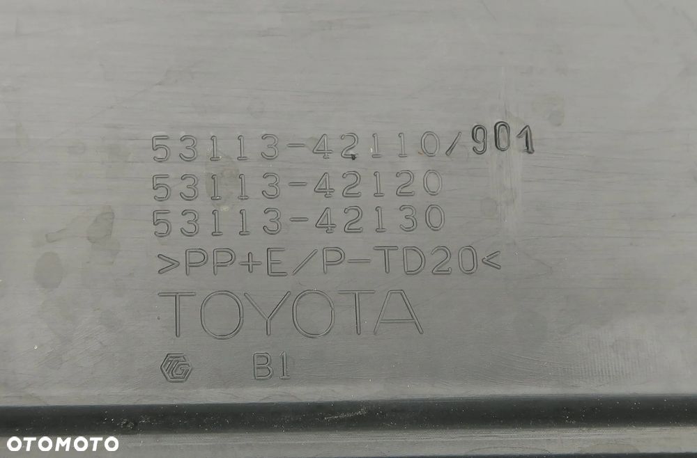 TOYOTA RAV4 V 5 2019 - zderzak spoiler przód grill kratka RAV-4 ORYGINAŁ OE - 8