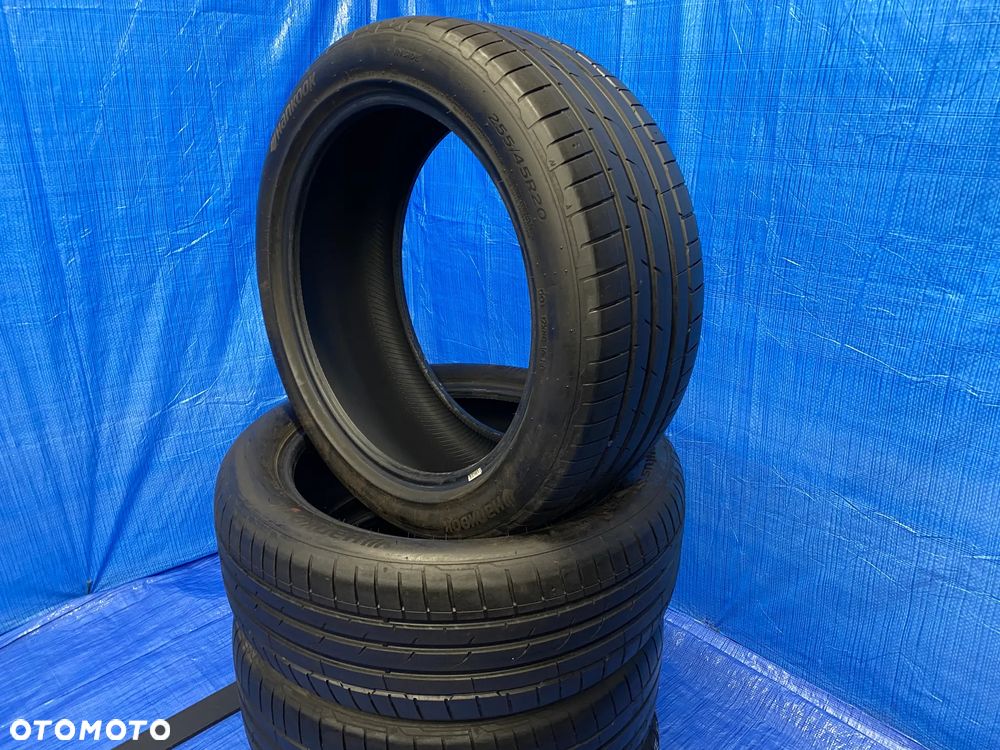 OPONA 20 OPONY LETNIE LATO KOMPLET OPON 4SZT HANKOOK VENTUS S1 EVO3 2X 235/50R20 ; 2X 255/45R20 101T BIEŻNIK 2x5,5mm 2x6,0mm  2025 - 4