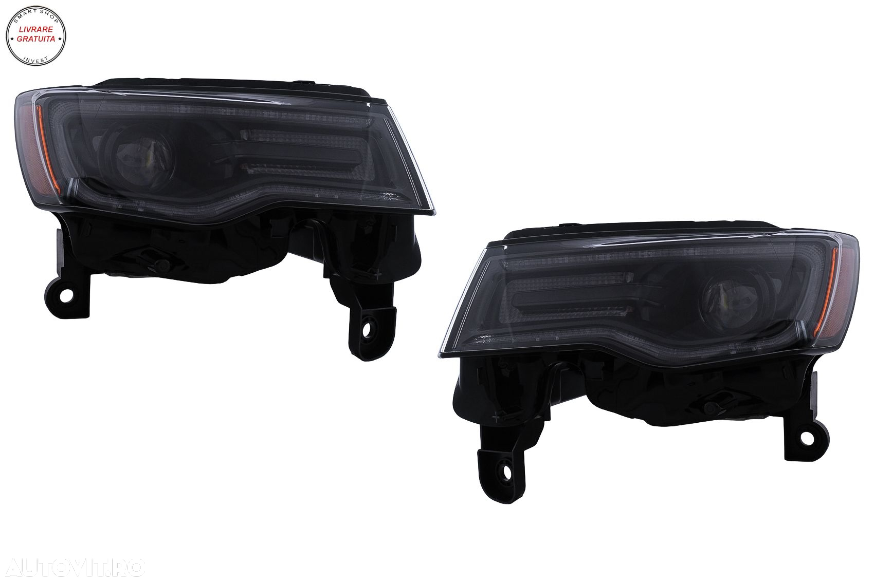 Faruri LED Jeep Grand Cherokee IV WK2 Facelift (2014-2020) Semnal Dinamic- livrare gratuita - 2