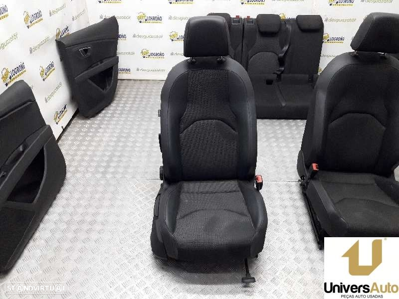 JOGO BANCOS COMPLETO SEAT LEON 2014 -ASIENTOS DE TELA Y CUERO - 4