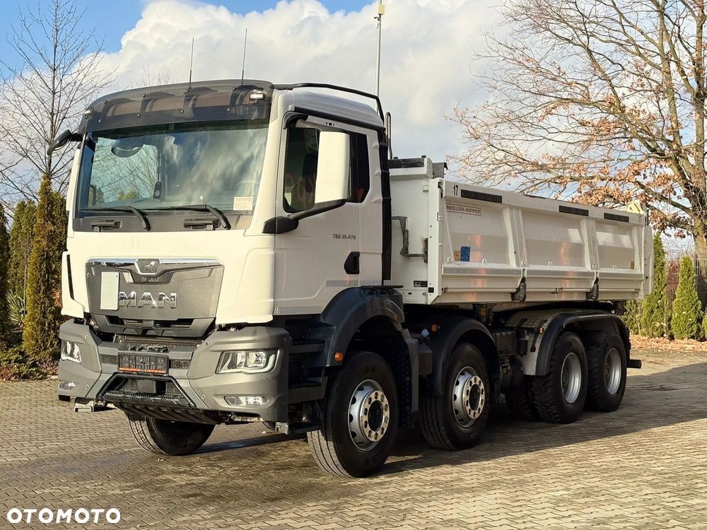 MAN TGS 35.470 8x4 BB EURO6 WYWROTKA TRÓJSTRONNA Z BORDMATIKIEM - 1