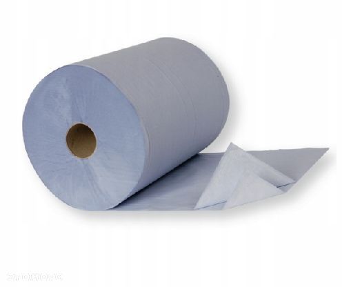 Ręcznik papierowy niebieski rolka 22x36 2warstwy