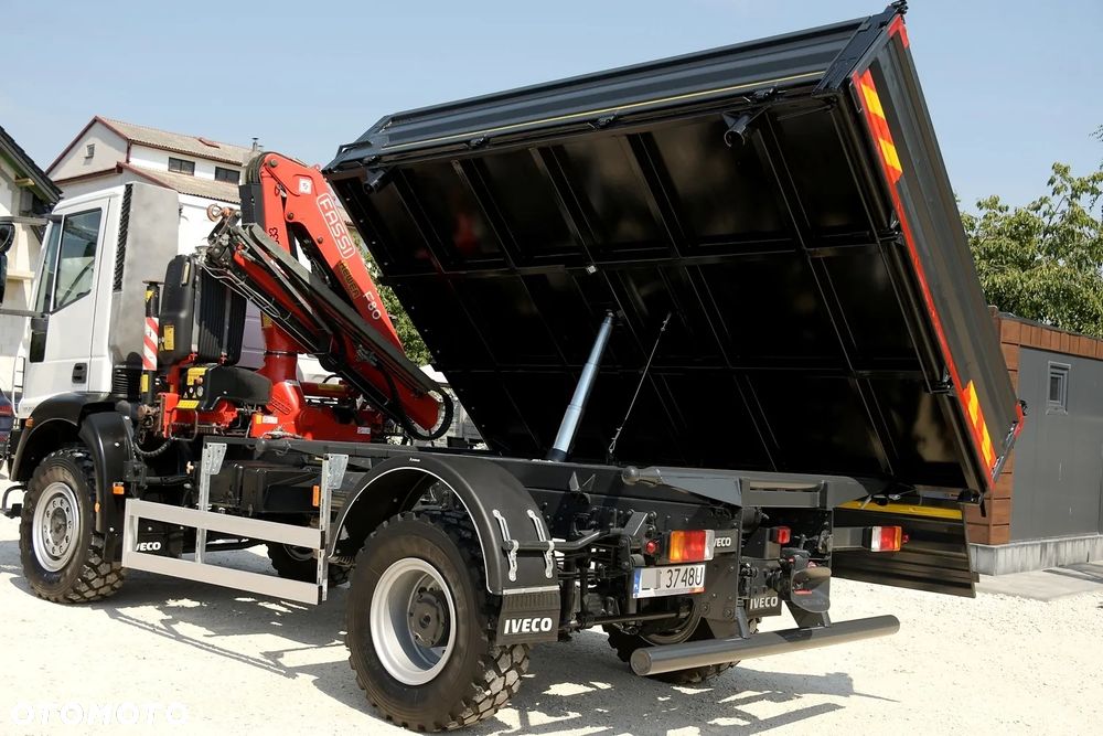 Iveco EUROCARGO 4x4 110E22 *WYWROT 3-STRONNY + HDS FASSI F80 * - 36