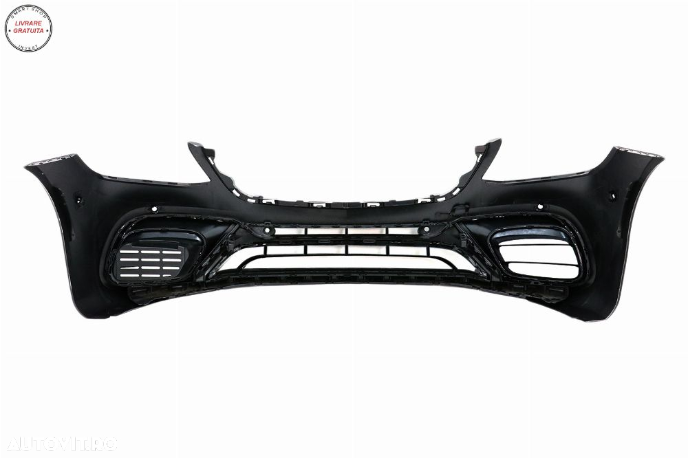 Pachet Exterior Mercedes S-Class W222 Facelift (2013-06.2017) S63 Design Cu Grila - livrare gratuita - 5
