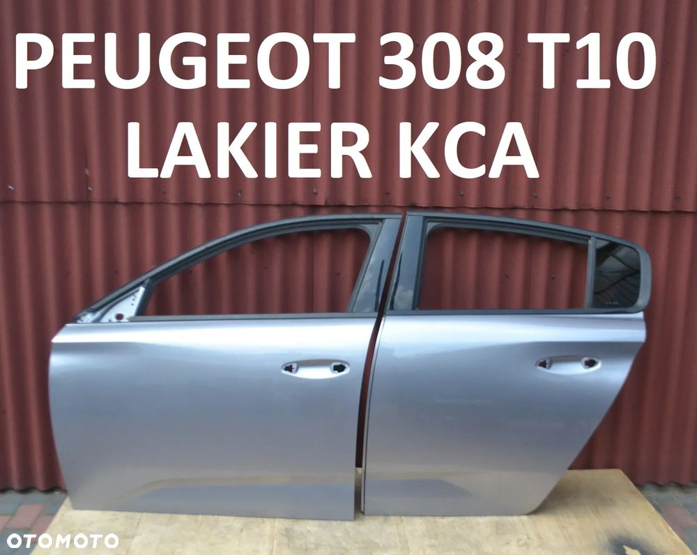 PEUGEOT 308 T10 NOWY MODEL 5 DRZWI HB Drzwi Przednie Lewe Przód Lewy Kierowcy Tył Pasażer Pasażera  LAKIER KCA