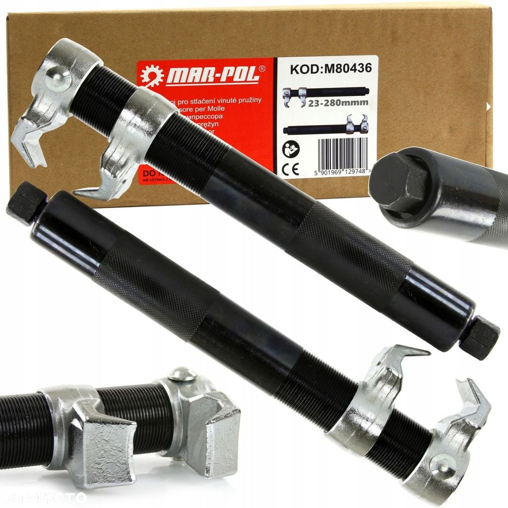 ŚCIĄGACZ DO SPRĘŻYN AMORTYZATORA MECHANICZNY MOCNY 23-280mm - 2