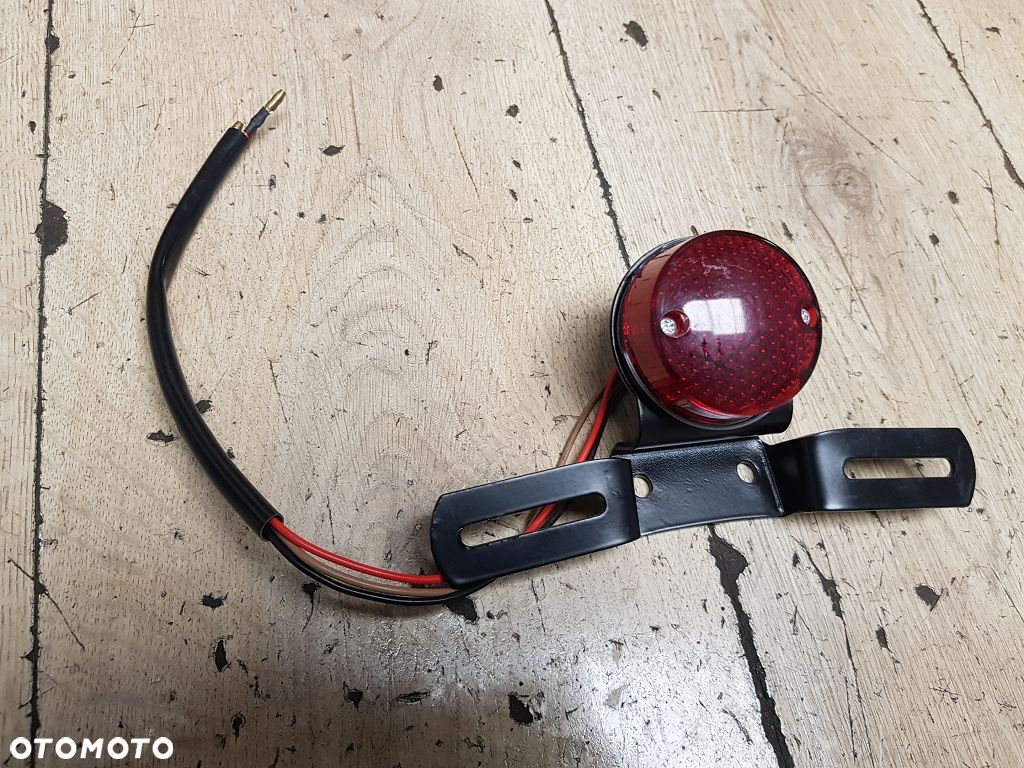 Lampa tył uchwyt tablicy Harley Cafe Racer Bobber Chopper Drag - 2
