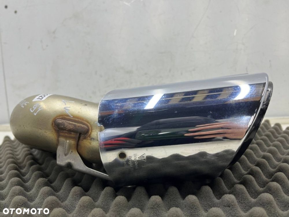 Wydech Porsche Cayenne III 9y 17r.- LEWA tylna podwójna końcówka tłumika nasadka CHROMOWANA - 5