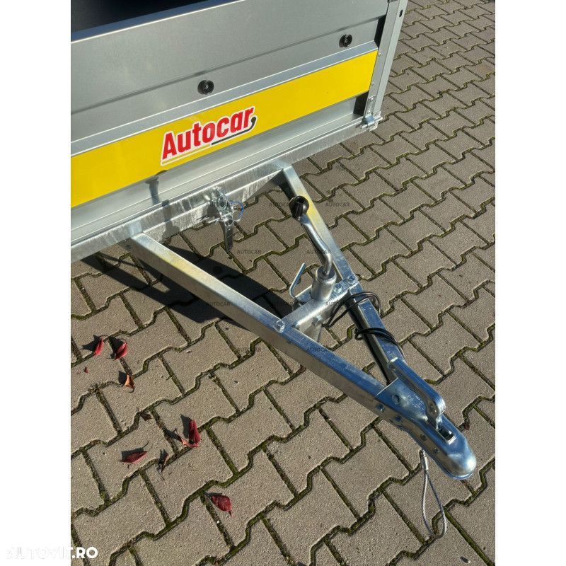 Autocar Remorca noua Tank 210 750 kg 2100x1120 + prelata cu cadru 100 cm de la podea - 6