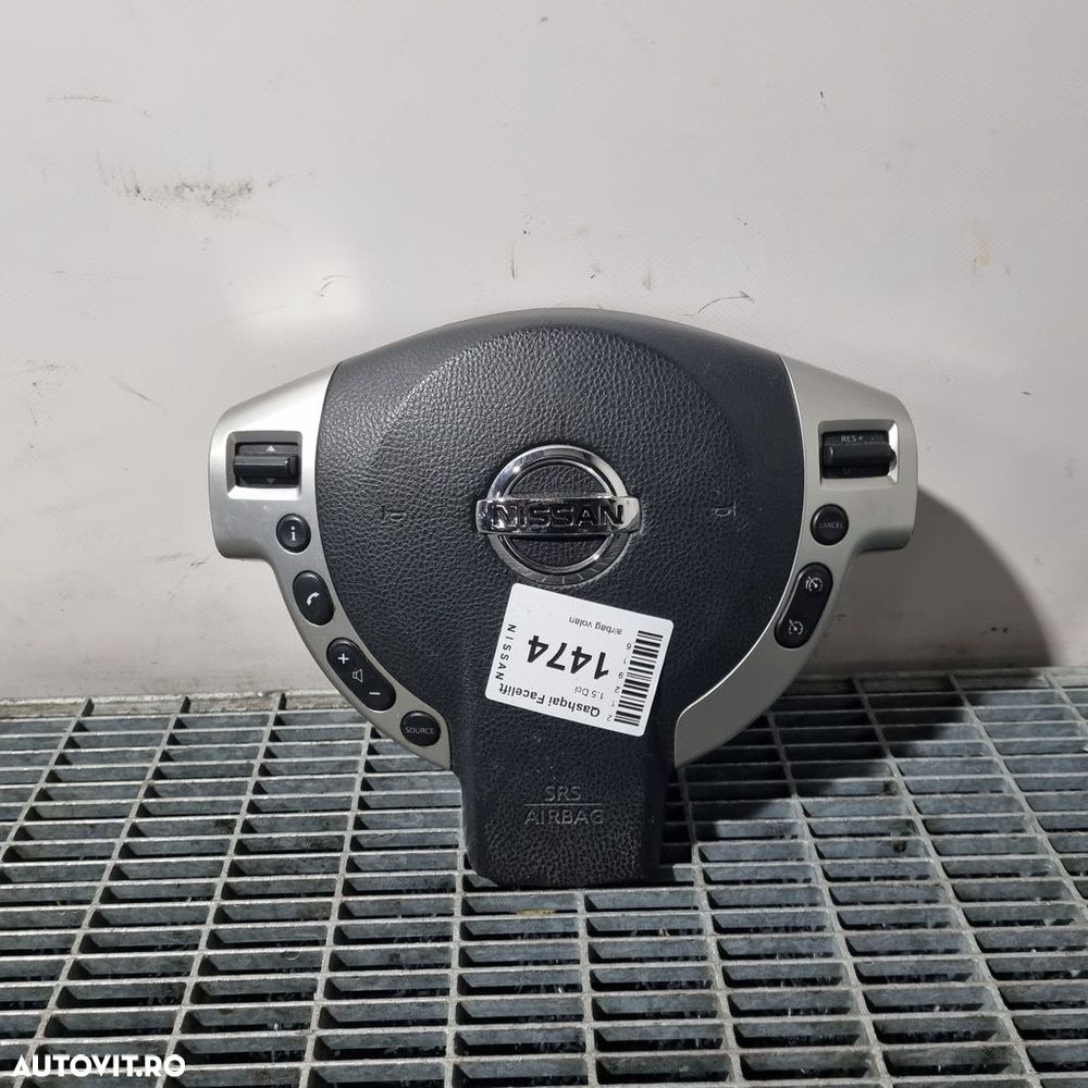 Airbag volan Nissan Qashqai Facelift 2010 - 2013 (1474) - 1