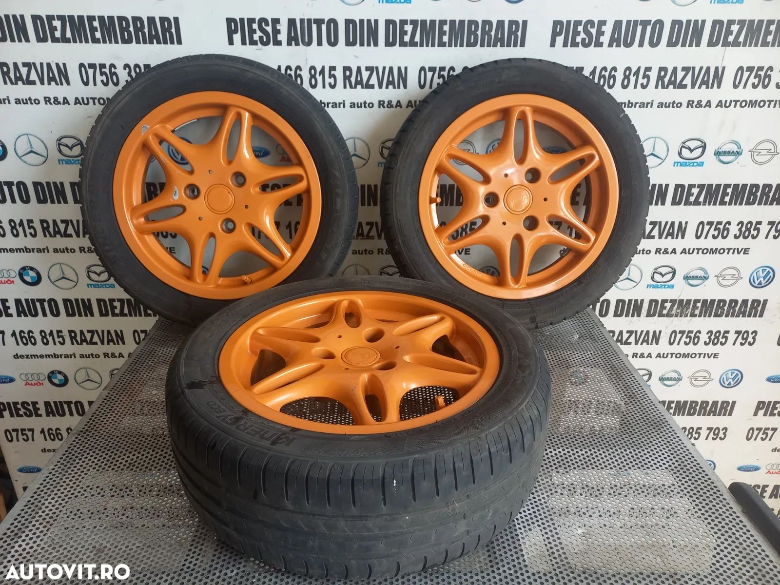 Jante Janta Aluminiu Fata/Spate Smart Fortwo 175/55R15 Si 145/65R15 - 1