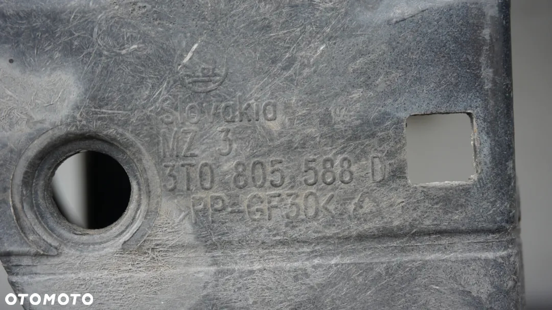 PAS PRZEDNI WZMOCNIENIE CZOŁOWE SKODA SUPERB II 3T0805588D - 3