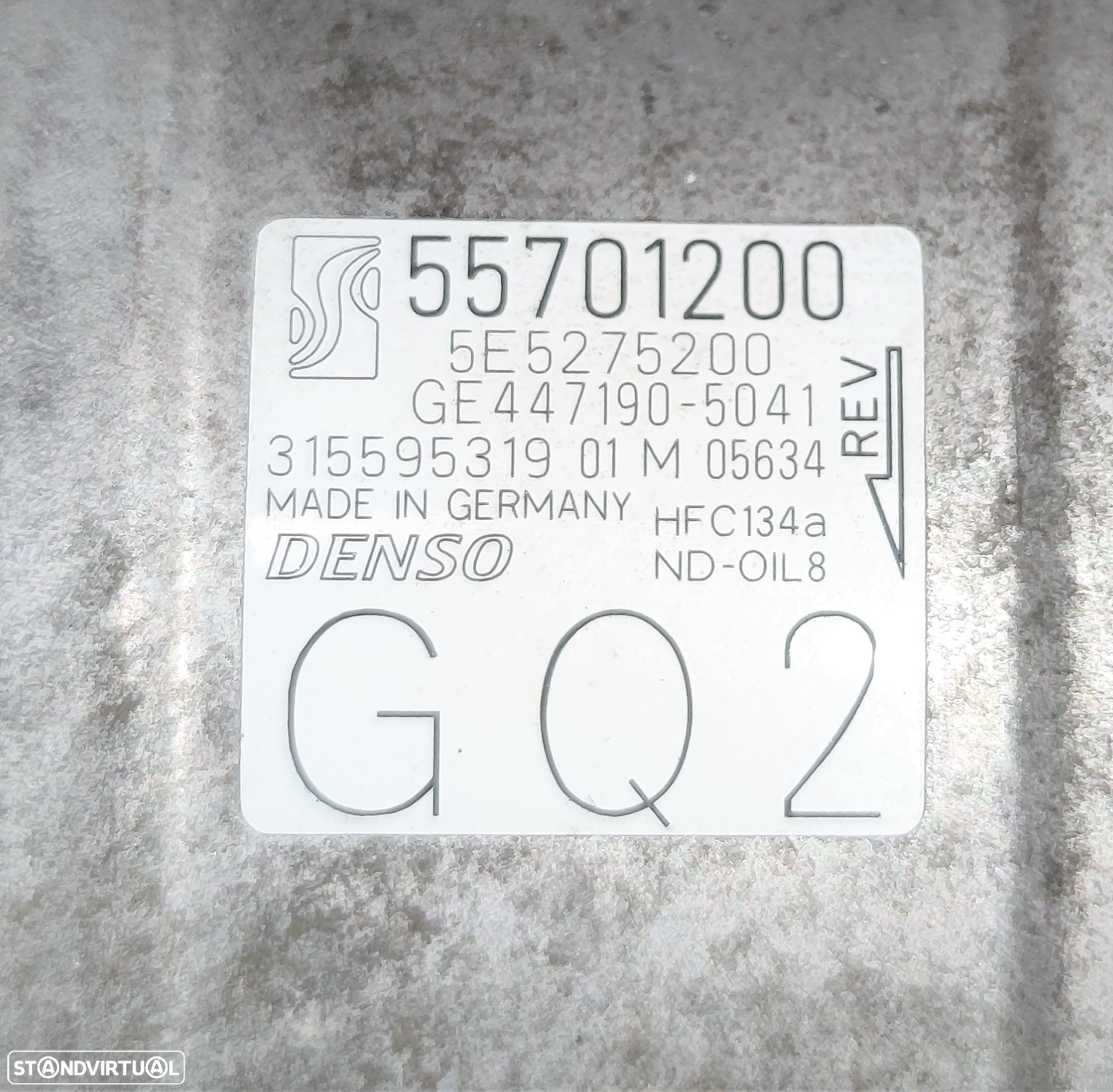 COMPRESSOR DE AC OPEL CORSA D - 5