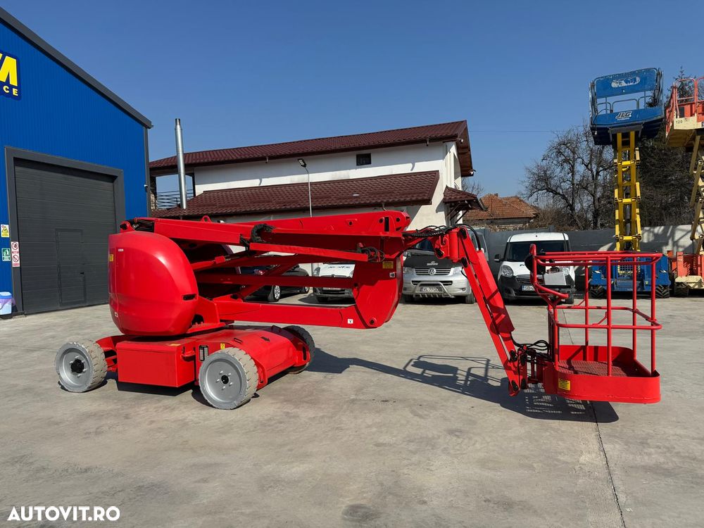 Manitou 150 AETJC Nacela electrica brat articulat 15 metri inchiriere Valcea Pitesti Bucuresti Craiova Slatina Tg Jiu Droberta Sibiu Deva Alba - 5