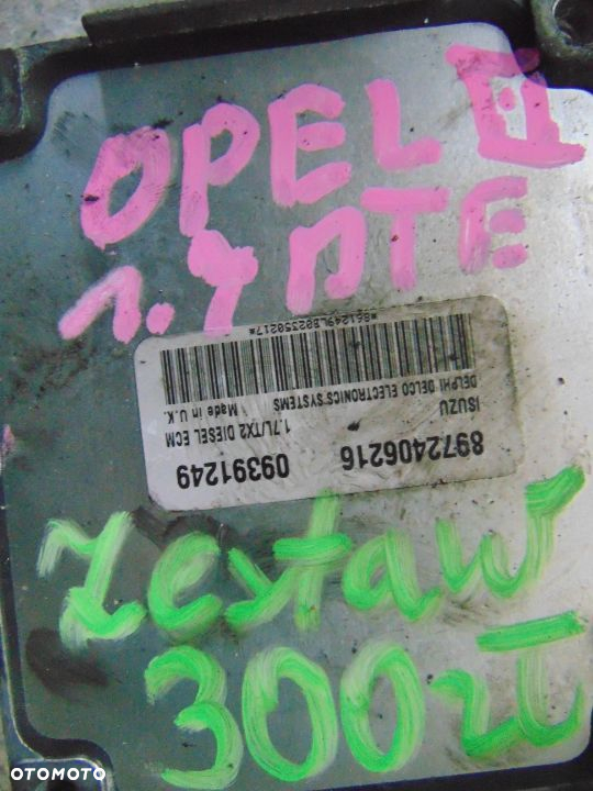Zestaw Startowy Opel  Astra 2 1,7 DTL isuzu - 3
