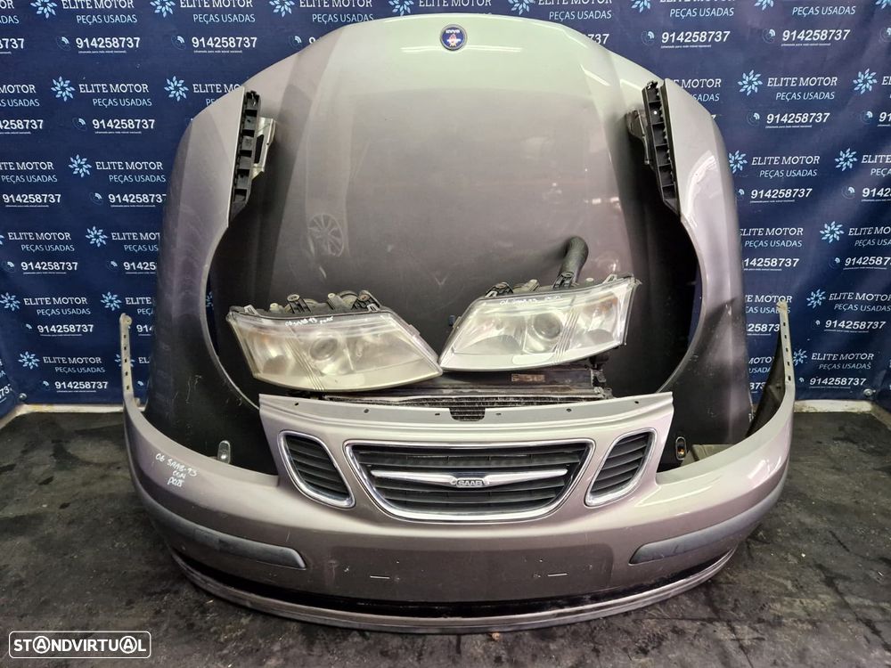 Frente completa usada SAAB 93 2.2 capot parachoques oticas guardalamas - 3