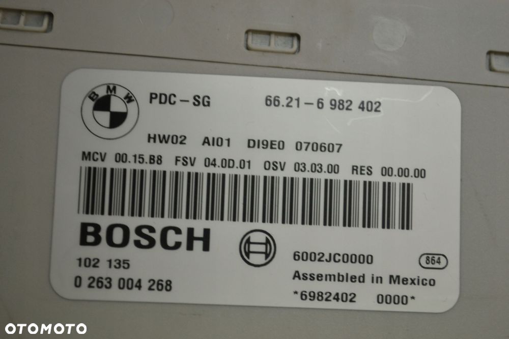 BMW X1 E84 E90 E91 E92 E93 E87 MODUŁ STEROWNIK PARKOWANIA PDC 6982402 - 4