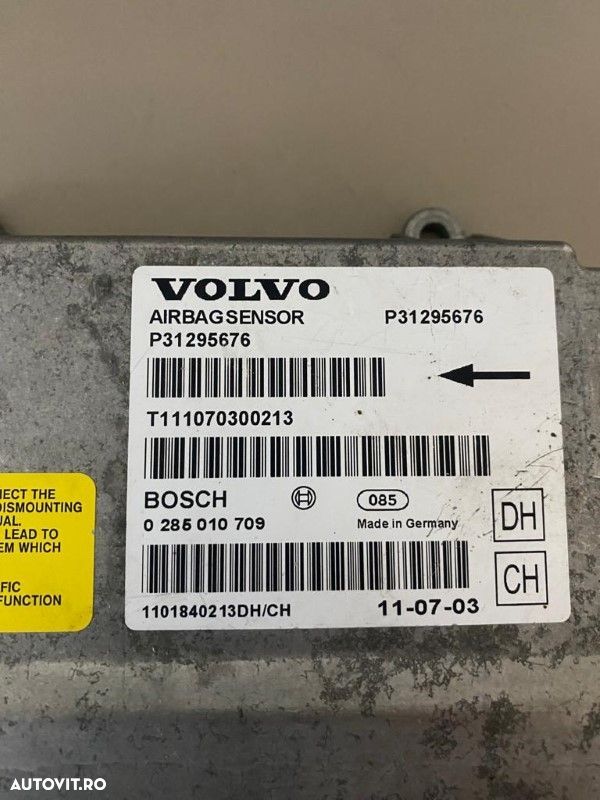 Calculator airbag SRS Volvo S60 V60 XC60 S80 XC70 V70 31295676 - 4