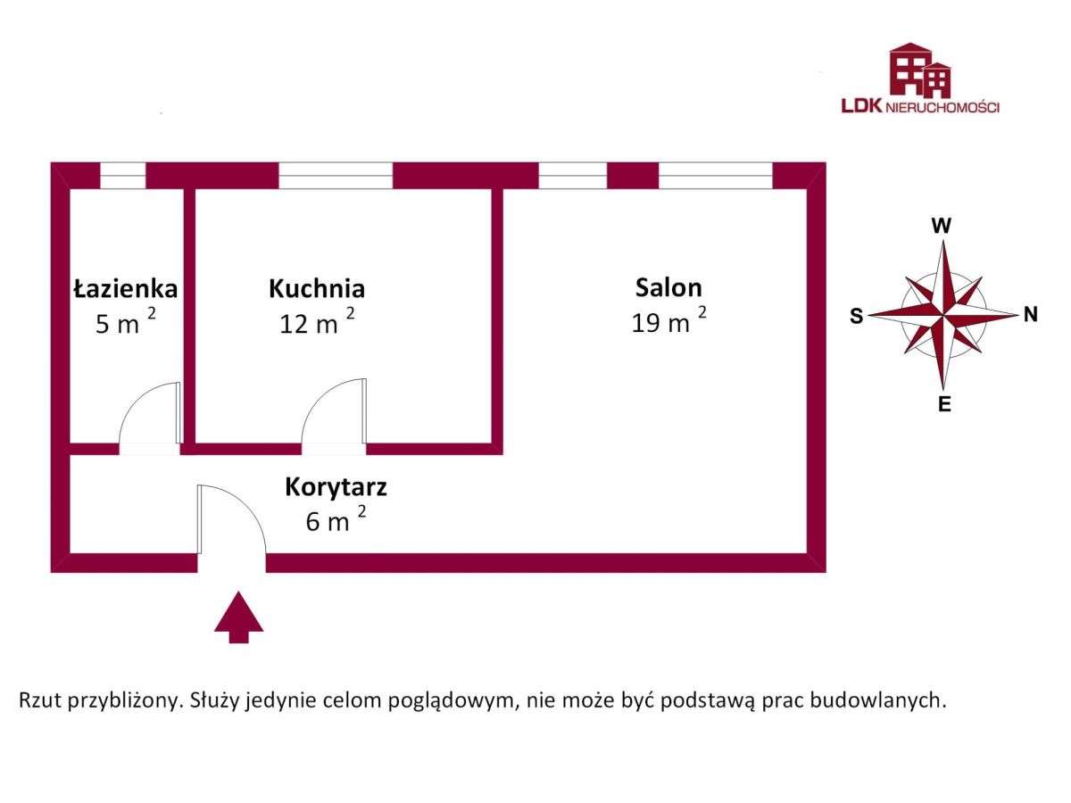 39 m² | Słubice | Wysokie wnętrza | Duży potencjał